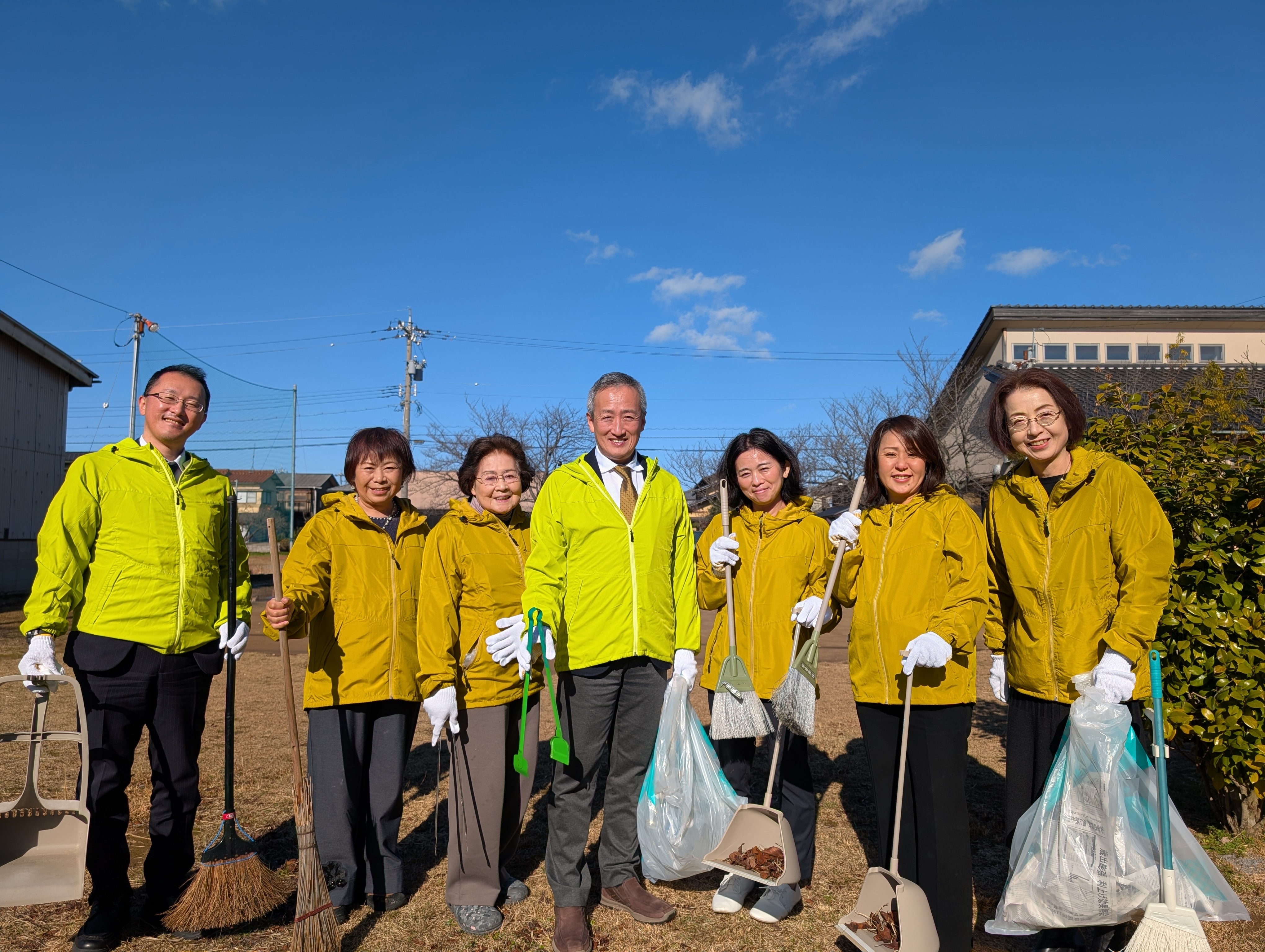 年末の清掃活動 集合写真